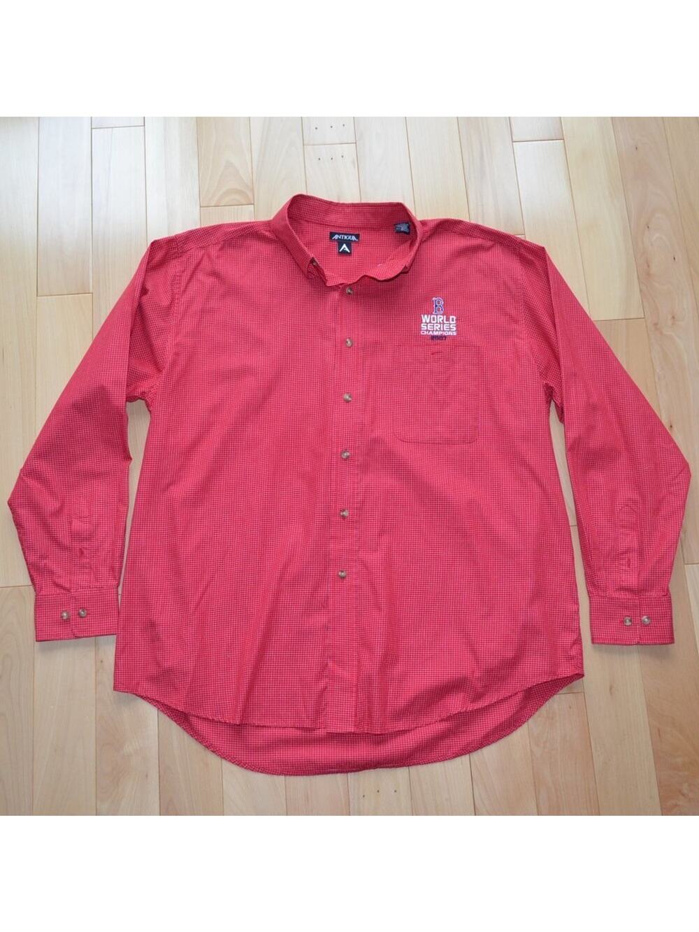 Antigua Boston Red Sox Button Down Shirt Size L
